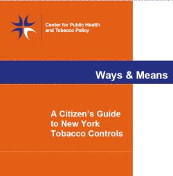 A Citizen’s Guide to New York Tobacco Controls