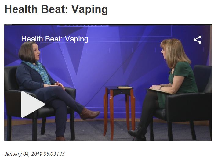 CDTFC on why vaping is far from harmless on WNYT Health Beat